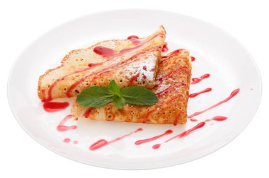 Hizmet krep plaka üzerinde. 