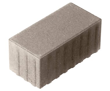 Bir beton kaldırım taşı.