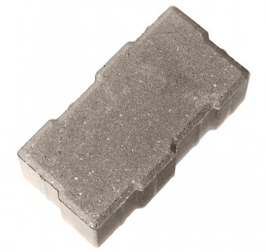 Bir beton kaldırım taşı.