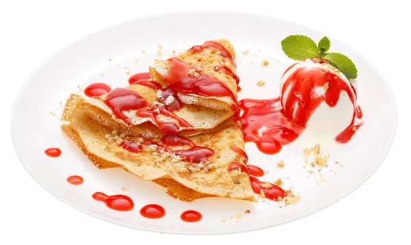 Hizmet krep plaka üzerinde.