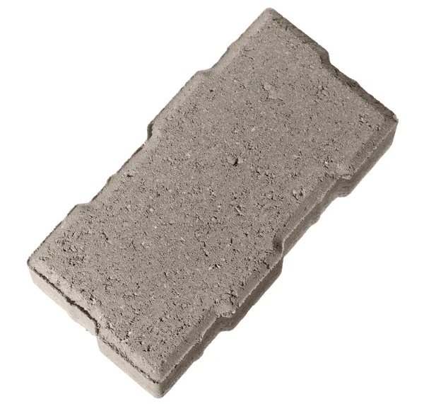 Bir beton kaldırım taşı.