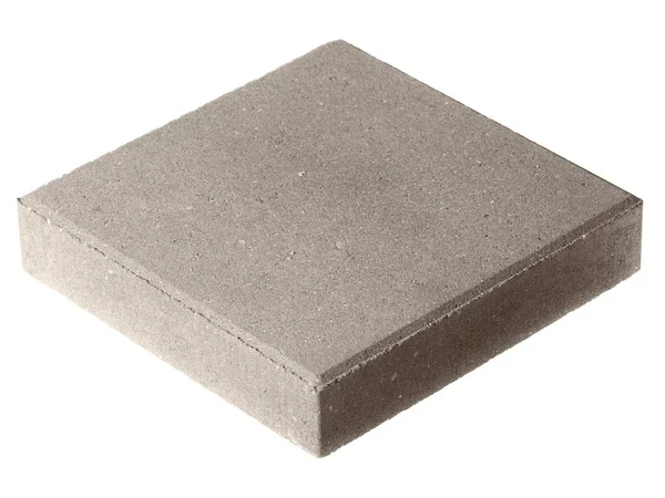Bir beton kaldırım taşı.