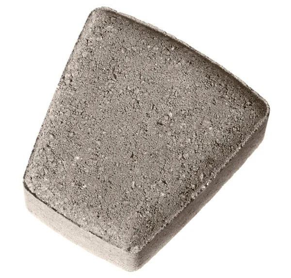 Bir beton kaldırım taşı.