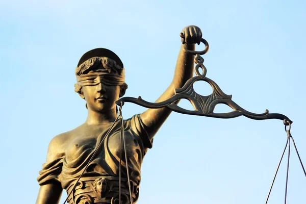 Justitia poetic justice — Stock Photo, Image