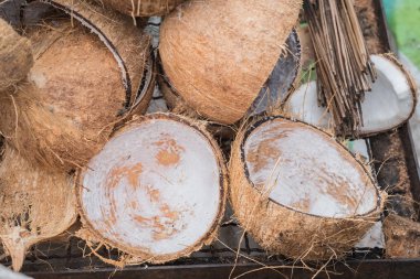 Kahverengi Hindistan cevizi kabuğu