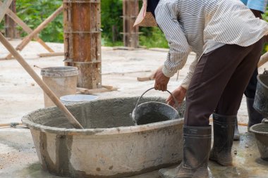 el almak bir beton karışımı