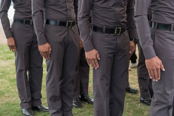 Hand of police officers — Stock Photo, Image