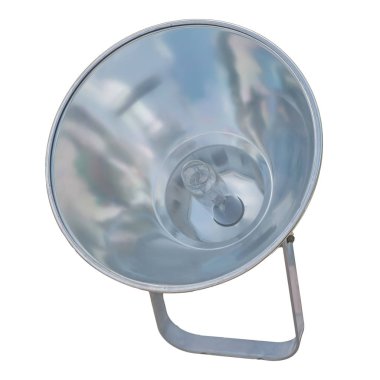 beyaz izole açık spot ışığı