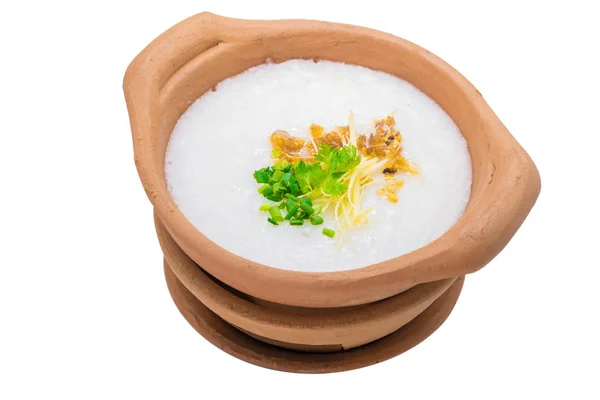 흰색 쌀 수프 — 스톡 사진