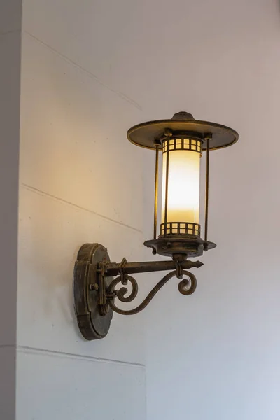 Vintage Wall lamp background. — Stock Photo, Image