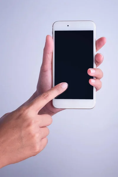 kadın el ve akıllı telefon