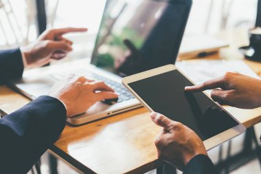 Yönetici iş adam Mali Müfettiş ve sekreter mak