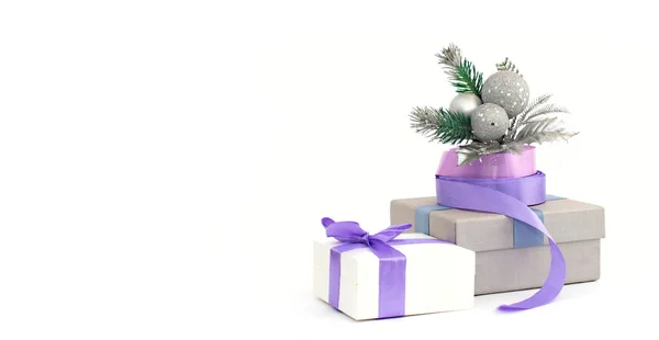 Weihnachtsgeschenkverpackung — Stockfoto