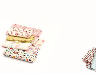 El sanatları, sanat projeleri için renkli kumaşlar