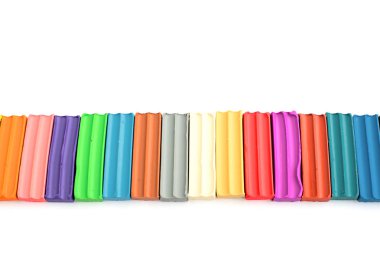 renkli kil çocukların yaratıcılık için.