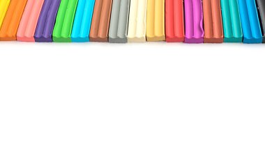 renkli kil çocukların yaratıcılık için.