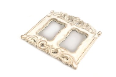 Vintage oyma fotoğraf çerçevesi