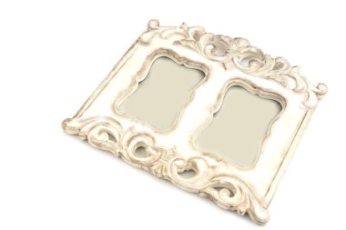 Vintage oyma fotoğraf çerçevesi