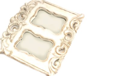 Vintage oyma fotoğraf çerçevesi