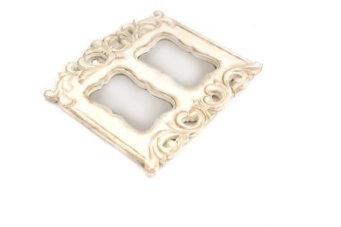 Vintage oyma fotoğraf çerçevesi