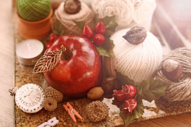 Bol hasat dekoratif kompozisyonları.