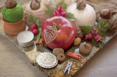 Bol hasat dekoratif kompozisyonları.