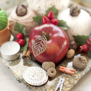 Bol hasat dekoratif kompozisyonları.