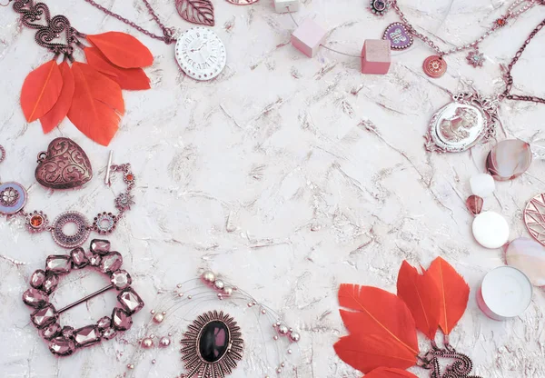 Set de joyas vintage para mujer . — Foto de Stock