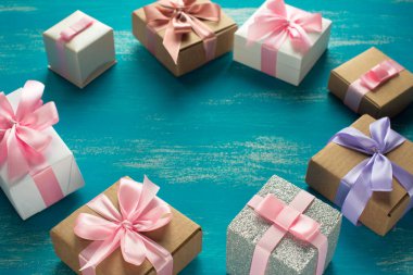 Tatil için dekoratif kutu.