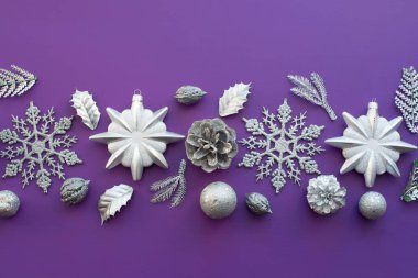 Noel dekorasyon için dekoratif kompozisyon.