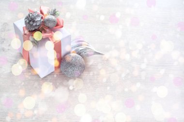 Tatil için dekoratif kutu.