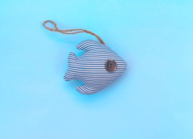 Tekstil balık el yapımı bir dekoratif parça.