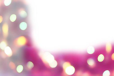 Parlak Festival arka plan ışık hassas bokeh efekti ve suluboya resim