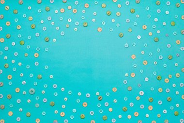 Renkli butonlar süs çerçeve metin için arka plan.