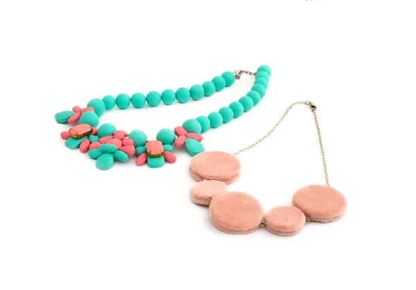 Collar Joyería Para Mujeres Conjunto Adornos Femeninos — Foto de Stock