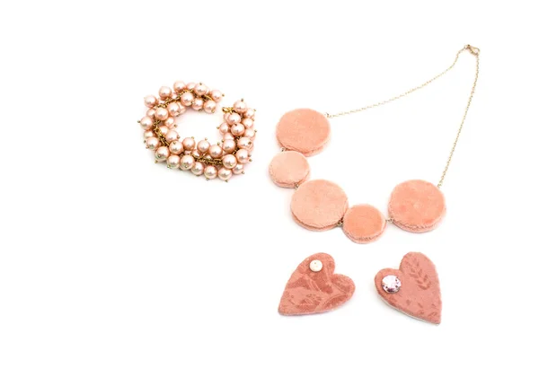 Un conjunto de joyas para las mujeres — Foto de Stock