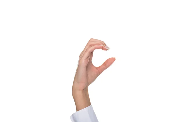 Člověk ukázal znakový jazyk — Stock fotografie