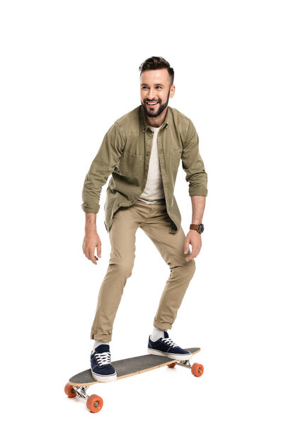 Человек на длинной доске
