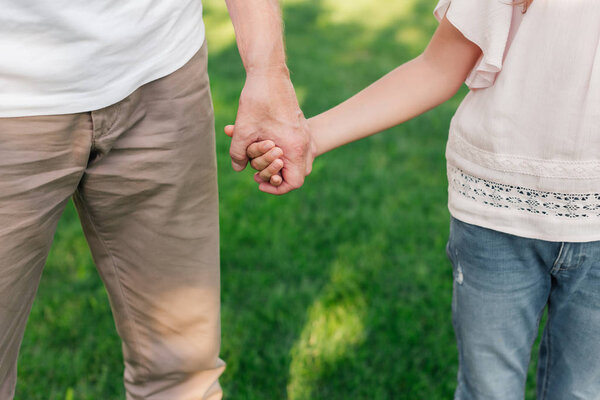 family holding hands