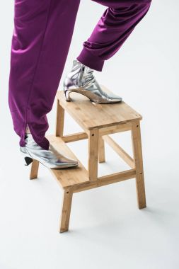 kadın gümüş renkli Boots