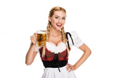 Oktoberfest bira garsonla 