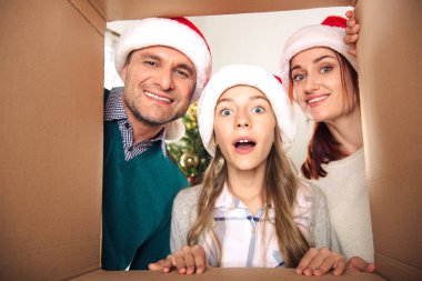 ailenin santa şapkalar