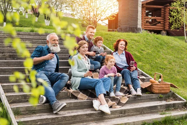 Mutlu aile — Stok fotoğraf