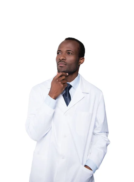 Thoughtful doctor — Stock Photo, Image