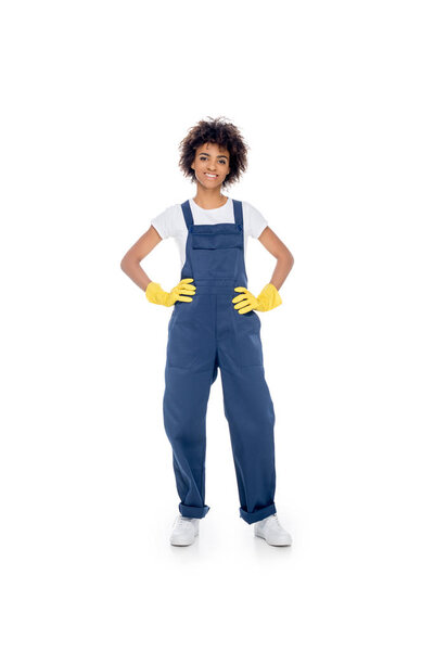 african american female cleaner