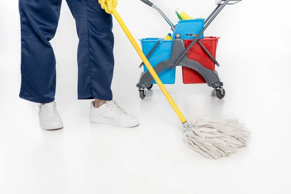 Środek do czyszczenia niewykorzystanych środków podłogi — Zdjęcie stockowe