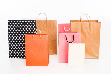 Various shopping bags clipart