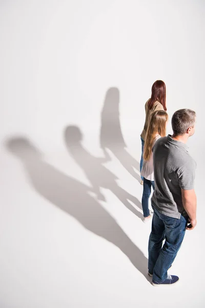 Family holding hands — Stock Photo, Image