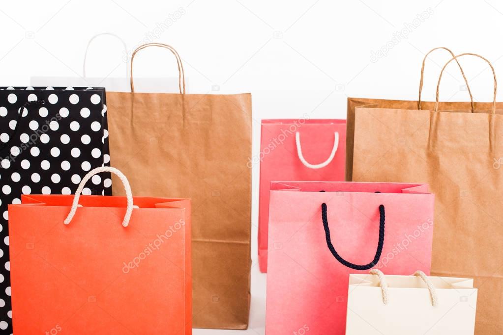 Various shopping bags