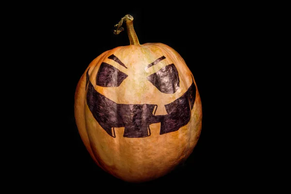 Espeluznante calabaza de Halloween — Foto de Stock